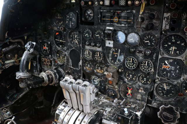 Vulcan cockpit section at the Jet Age Museum, Staverton